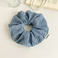 Romantic Tulle Hair Tie - Sheer Grid & Polka Dot Pattern Accessory