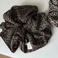 Cheetah Print Scrunchie - Bold Animal Pattern Aesthetic Hair Tie